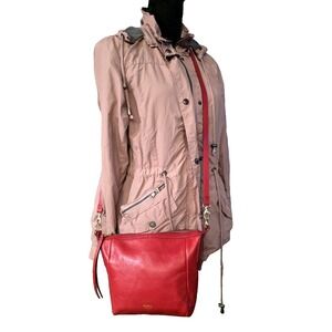 FOSSIL Sydney Crossbody Orange‎ Leather Bag